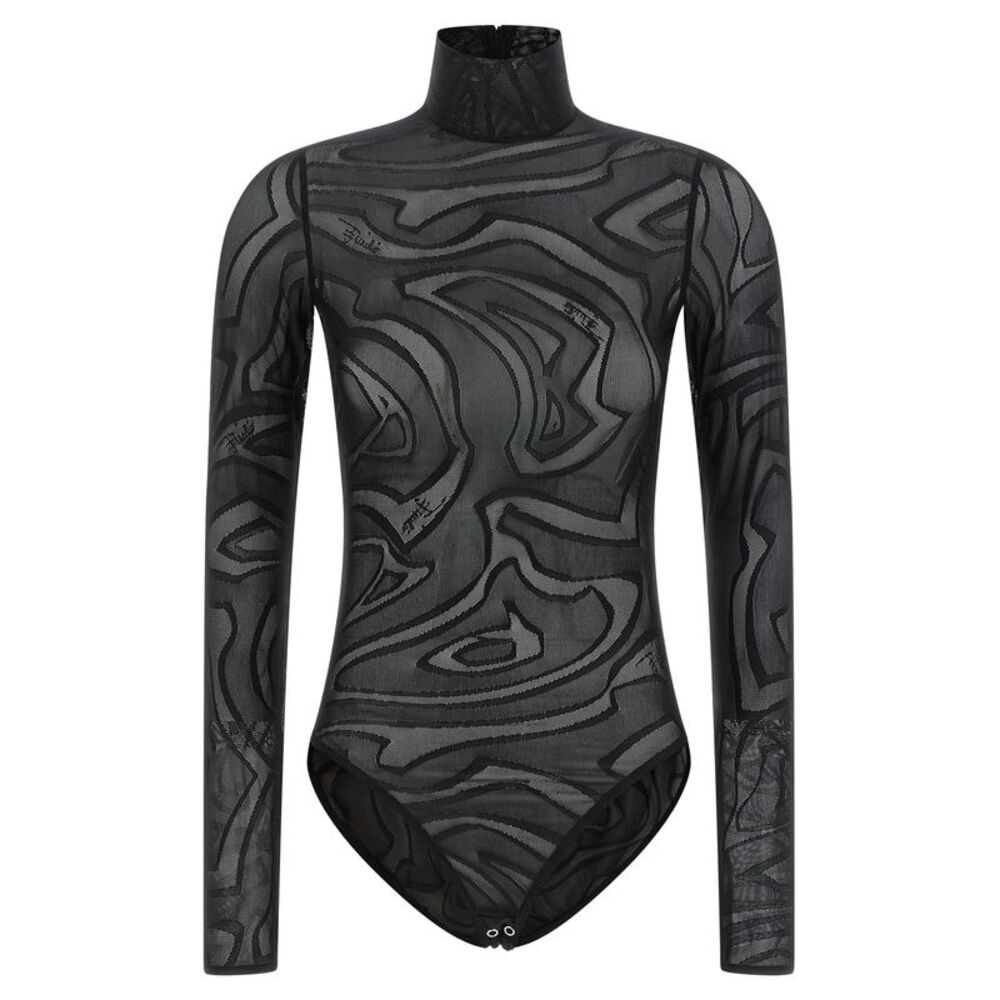 Emilio Pucci Black Polyamide Women's Bodysuit